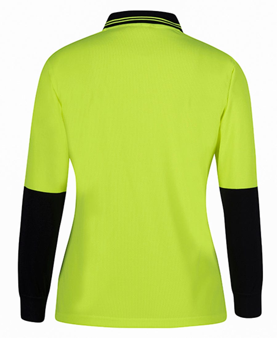 JB's Wear Polos / Shirts JB's Wear Ladies Hi Vis L/S Comfort Polo