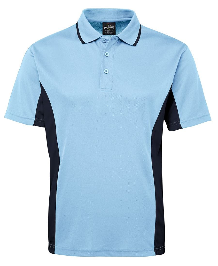 JB's Wear Polos / Shirts Lt Blue/Navy / S JB's Wear Contrast Polo