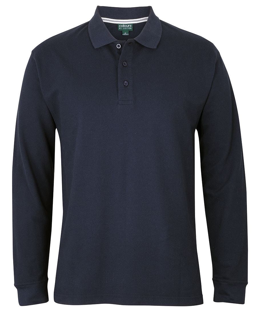 JB's Wear Polos / Shirts Navy / 2XS JB's Wear C of C L/S Pique Polo