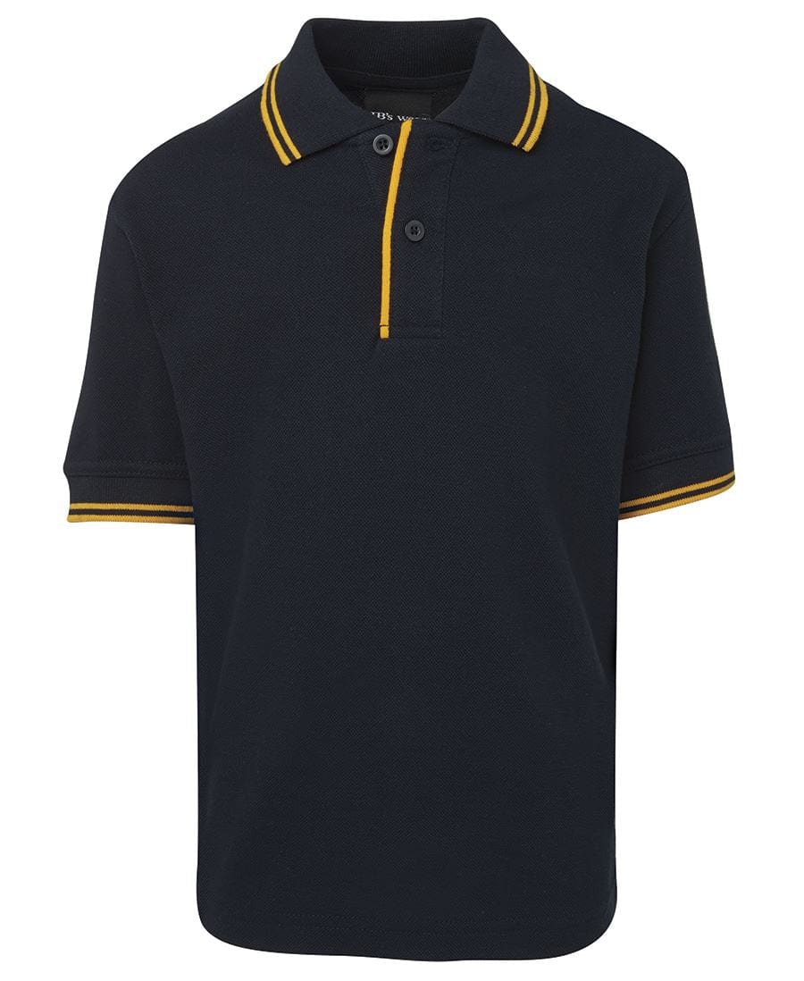 JB's Wear Polos / Shirts Navy/Gold / 4 JB's Wear Kids Contrast Polo