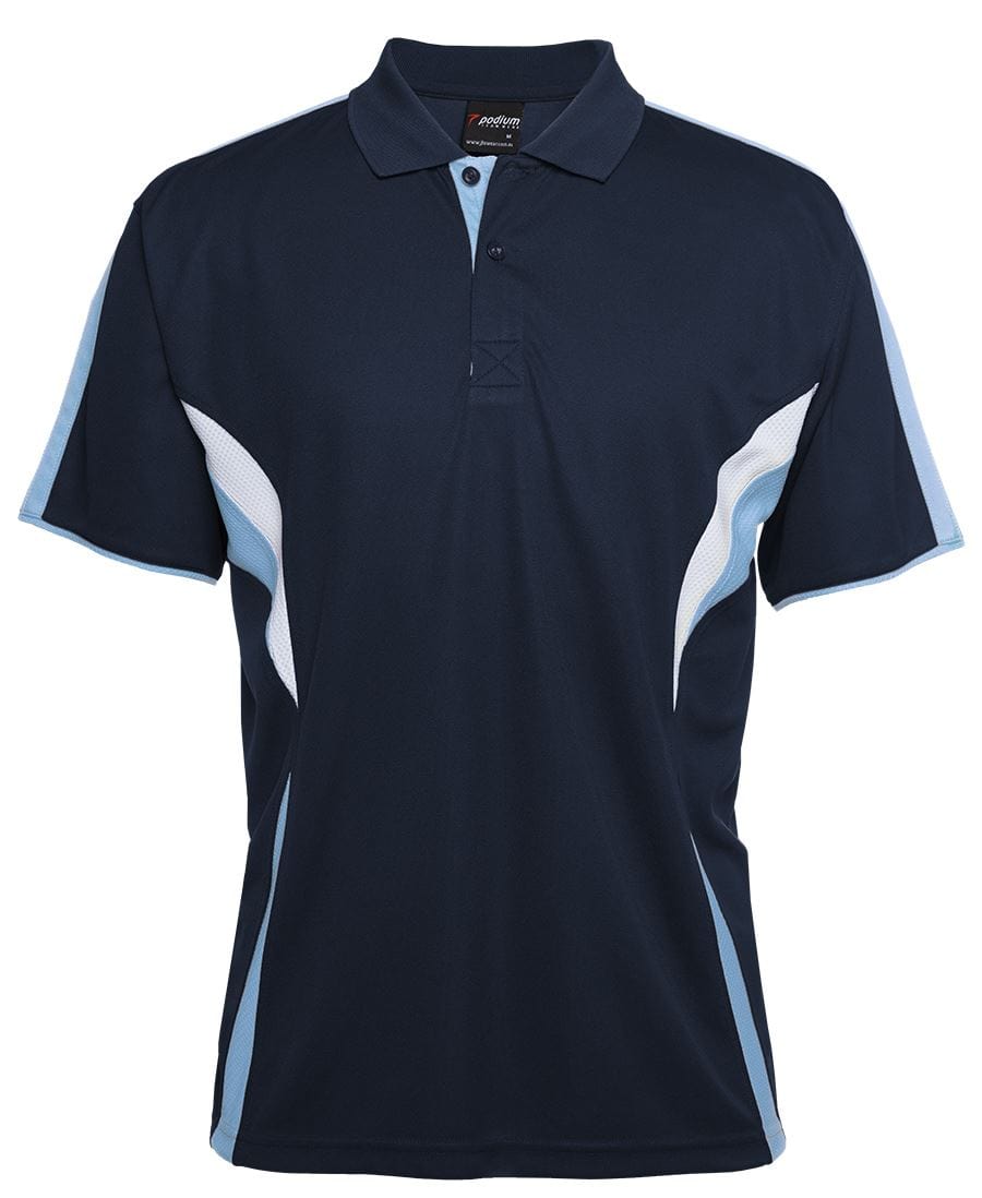 JB's Wear Polos / Shirts Navy/Lt Blue/White / 3XS JB’s Wear Cool Polo