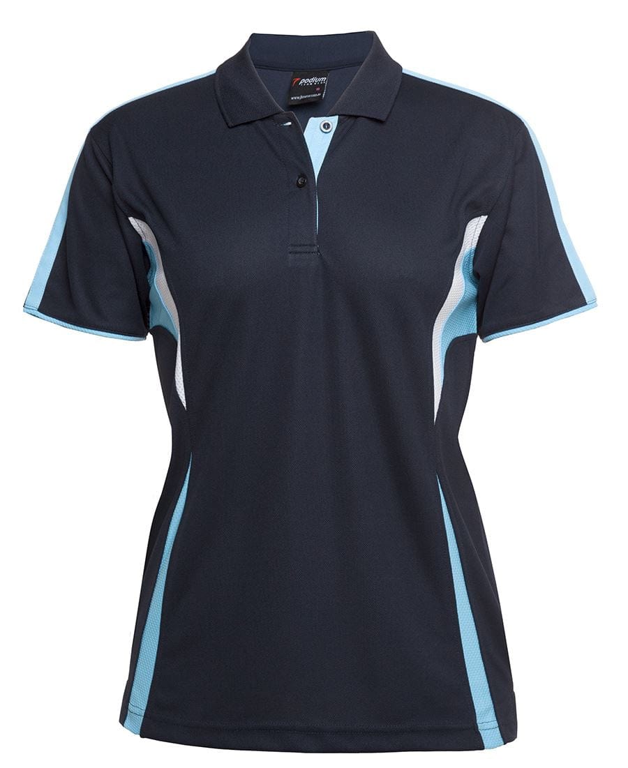 JB's Wear Polos / Shirts Navy/Lt Blue/White / 8 JB’s Wear Ladies Cool Polo