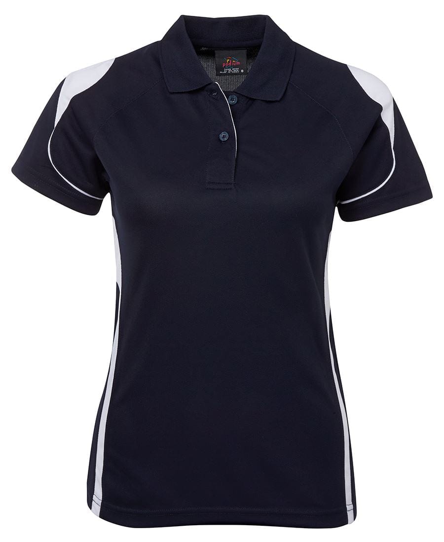 JB's Wear Polos / Shirts Navy/White / 8 JB's Wear Ladies Bell Polo