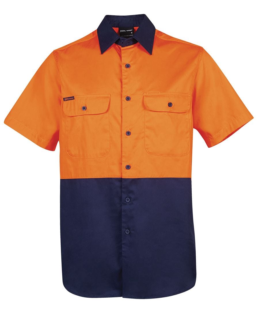 JB's Wear Polos / Shirts Orange/Navy / XS JB's Wear Hi Vis S/S 150G Shirt