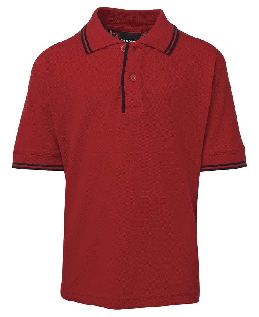 JB's Wear Polos / Shirts Red/Navy / 4 JB's Wear Kids Contrast Polo