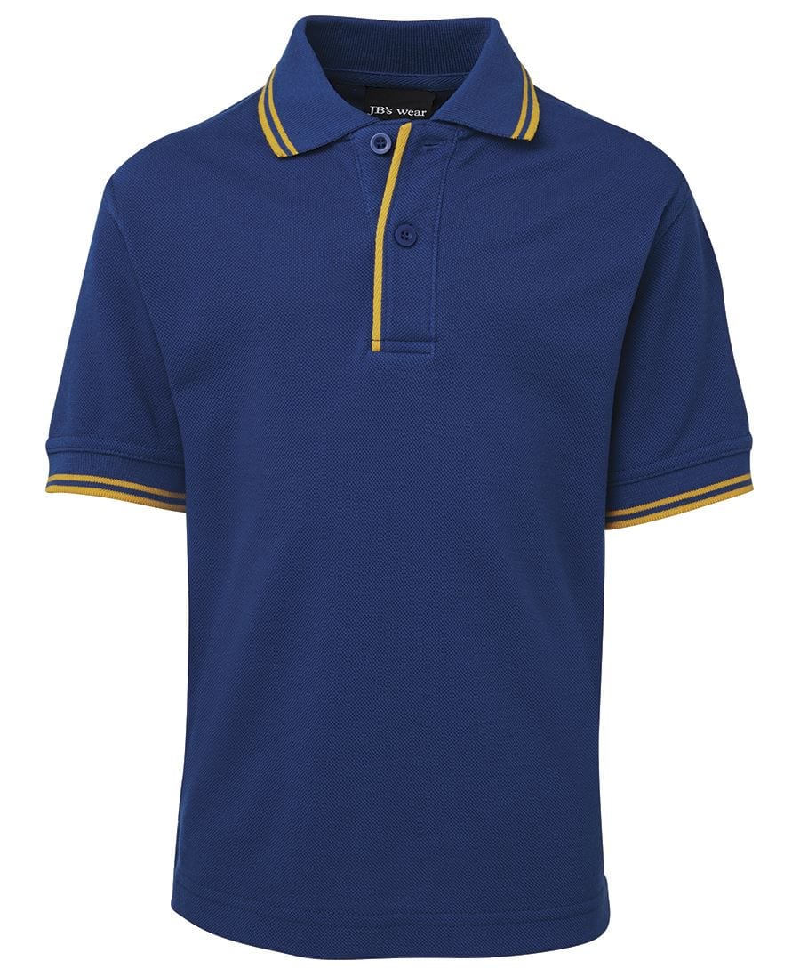 JB's Wear Polos / Shirts Royal/Gold / 4 JB's Wear Kids Contrast Polo