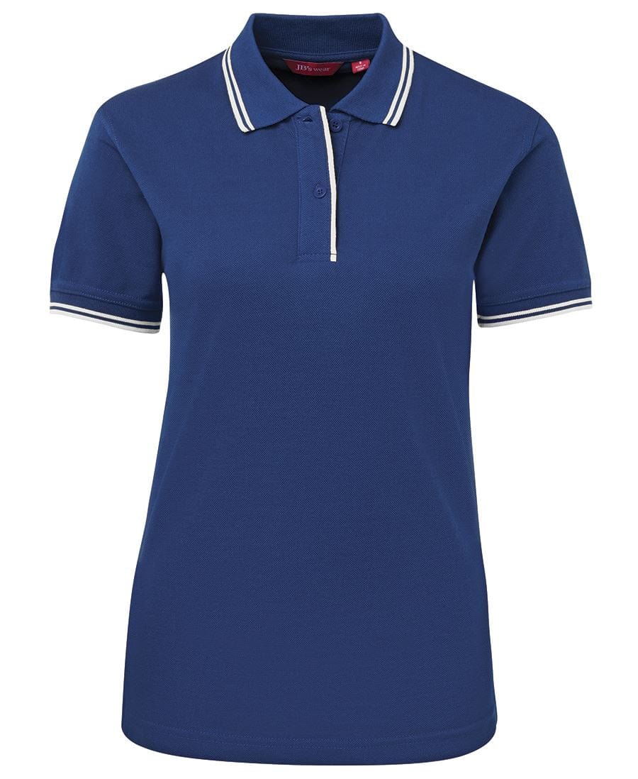 JB's Wear Polos / Shirts Royal/White / 6 JB's Wear Ladies Contrast Polo