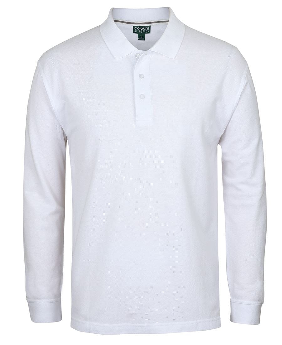 JB's Wear Polos / Shirts White / 2XS JB's Wear C of C L/S Pique Polo