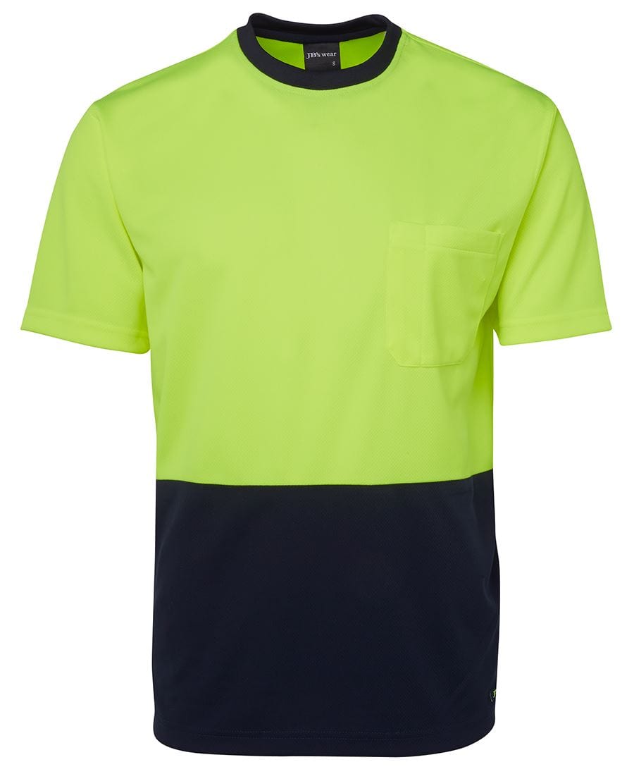 JB's Wear T-Shirts Lime/Navy / XS JB's Wear Hi Vis Traditional T-Shirt