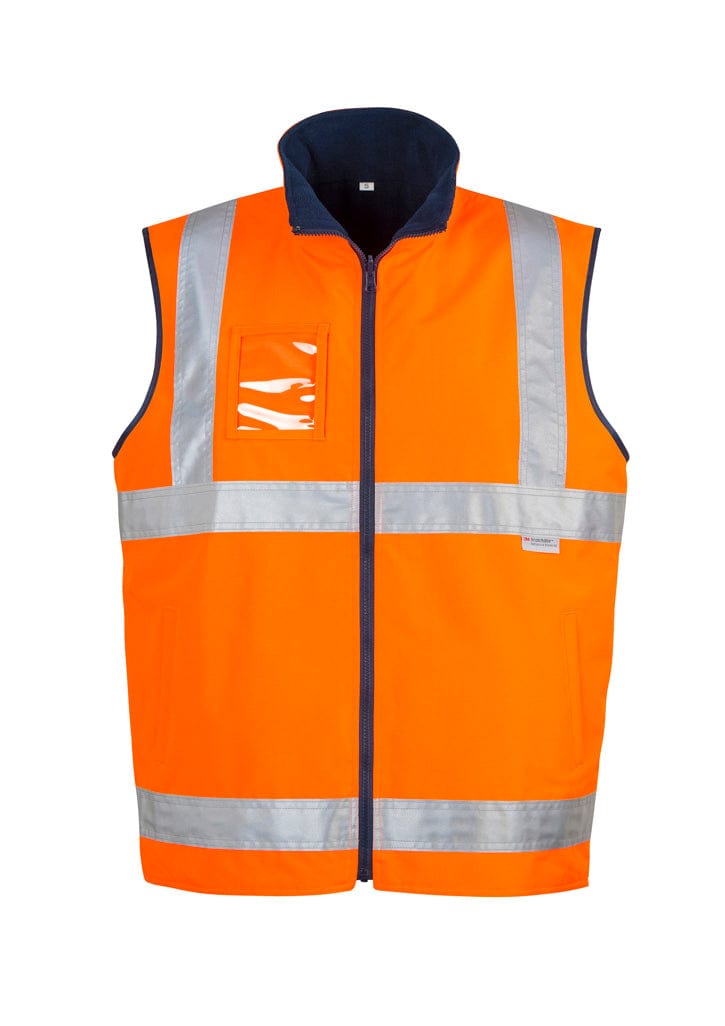 Syzmik Jackets / Vests Orange / S Syzmik Men's Hi Vis Lightweight Fleece Lined Vest