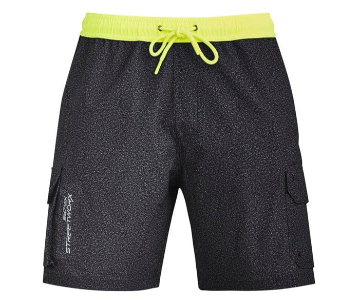 Syzmik Pants / Shorts Grey Marle / 2XS Syzmik Men's Streetworx Stretch Work Board Short