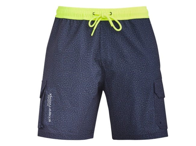 Syzmik Pants / Shorts Navy Marle / 2XS Syzmik Men's Streetworx Stretch Work Board Short