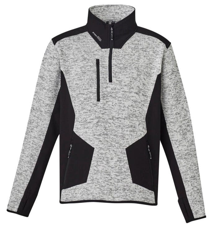 Syzmik Polars Grey/Black / 2XS Syzmik Unisex Streetworx Reinforced 1/4 Zip Pullover