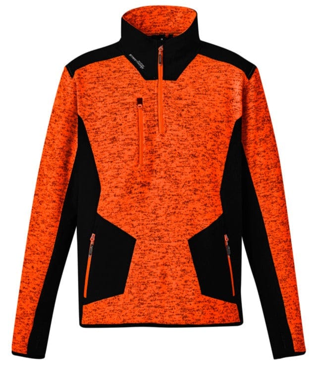 Syzmik Polars Orange/Black / 2XS Syzmik Unisex Streetworx Reinforced 1/4 Zip Pullover
