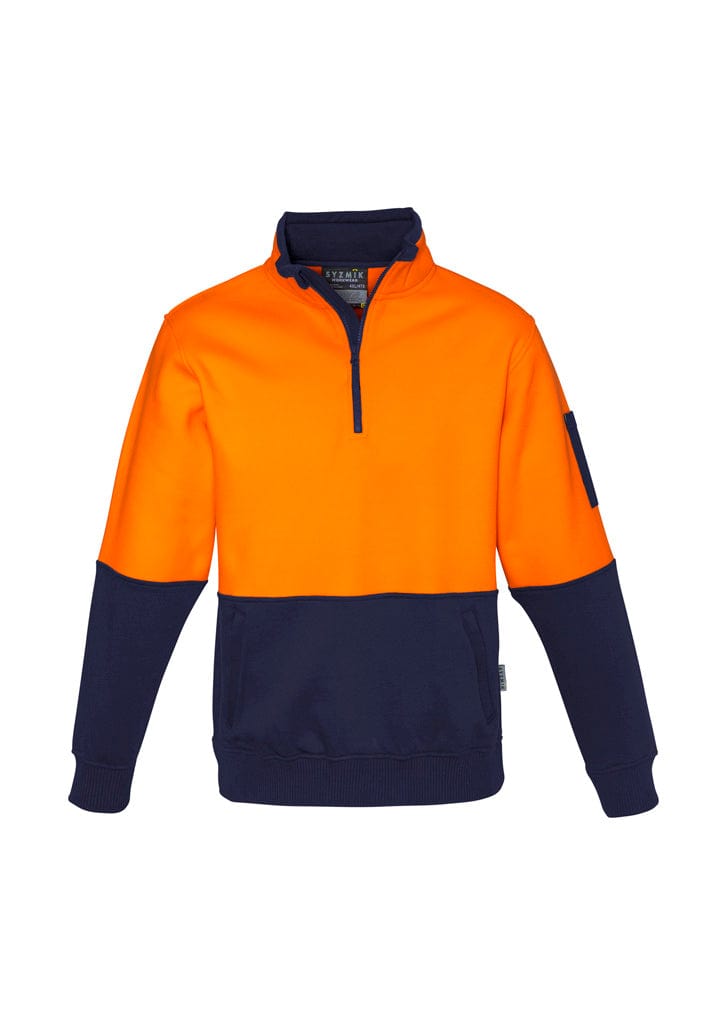 Syzmik Polars Orange/Navy / 2XS Syzmik Unisex Hi Vis Half Zip Pullover