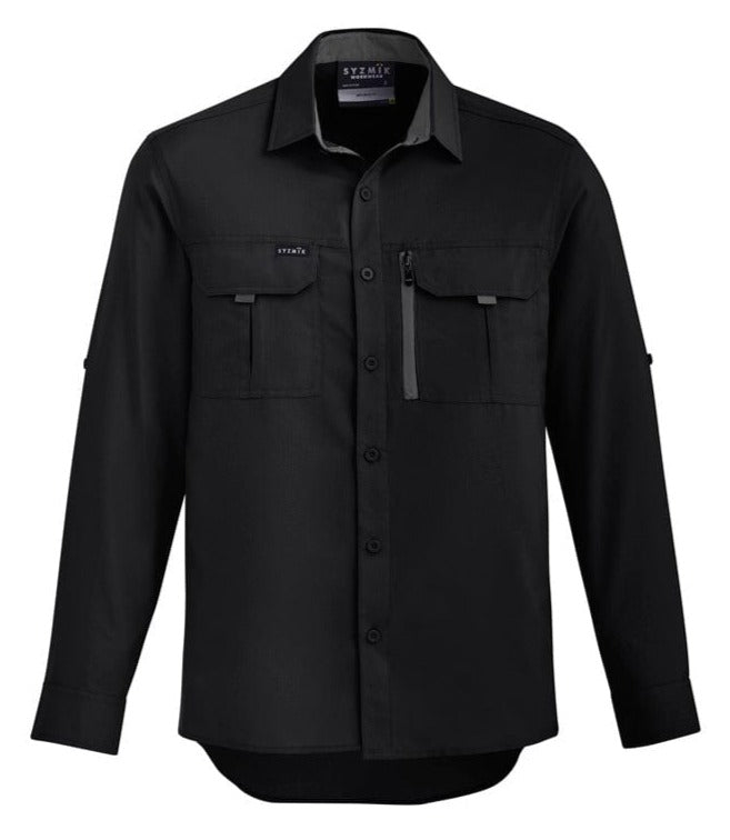 Syzmik Polos / Shirts Black / 2XS Syzmik Men's Outdoor L/S Shirt