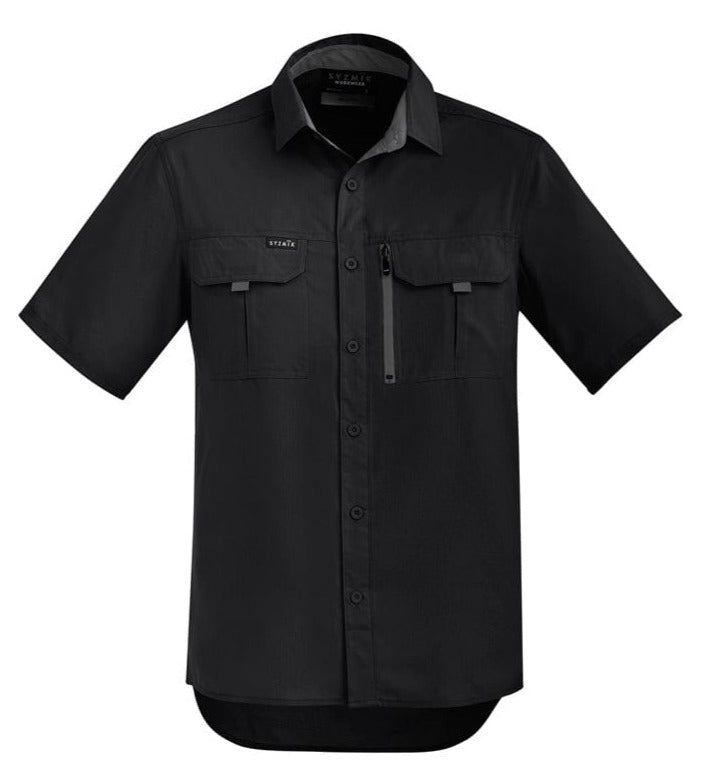 Syzmik Polos / Shirts Black / 2XS Syzmik Men's Outdoor S/S Shirt