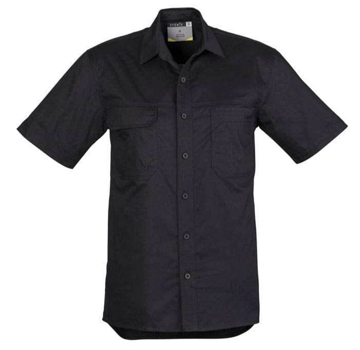 Syzmik Polos / Shirts Black / S Syzmik Men's Light Weight Tradie S/S Shirt