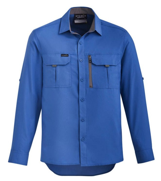 Syzmik Polos / Shirts Blue / 2XS Syzmik Men's Outdoor L/S Shirt