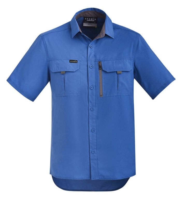 Syzmik Polos / Shirts Blue / 2XS Syzmik Men's Outdoor S/S Shirt