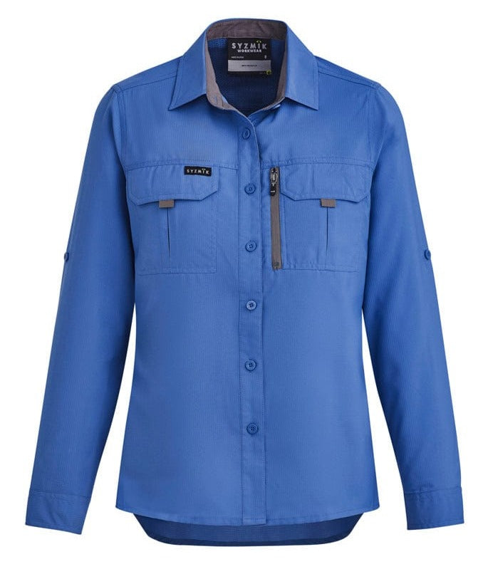 Syzmik Polos / Shirts Blue / 6 Syzmik Women's Outdoor L/S Shirt
