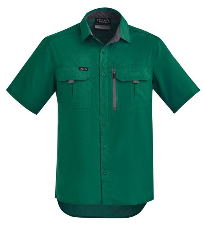 Syzmik Polos / Shirts Green / 2XS Syzmik Men's Outdoor S/S Shirt