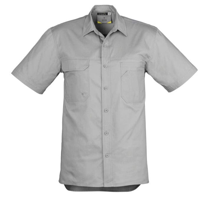 Syzmik Polos / Shirts Grey / S Syzmik Men's Light Weight Tradie S/S Shirt