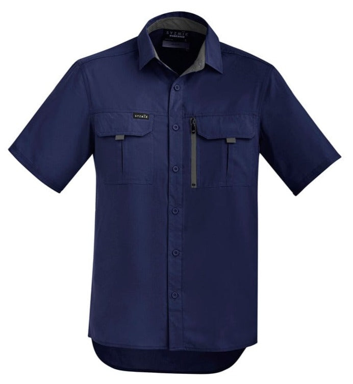 Syzmik Polos / Shirts Navy / 2XS Syzmik Men's Outdoor S/S Shirt