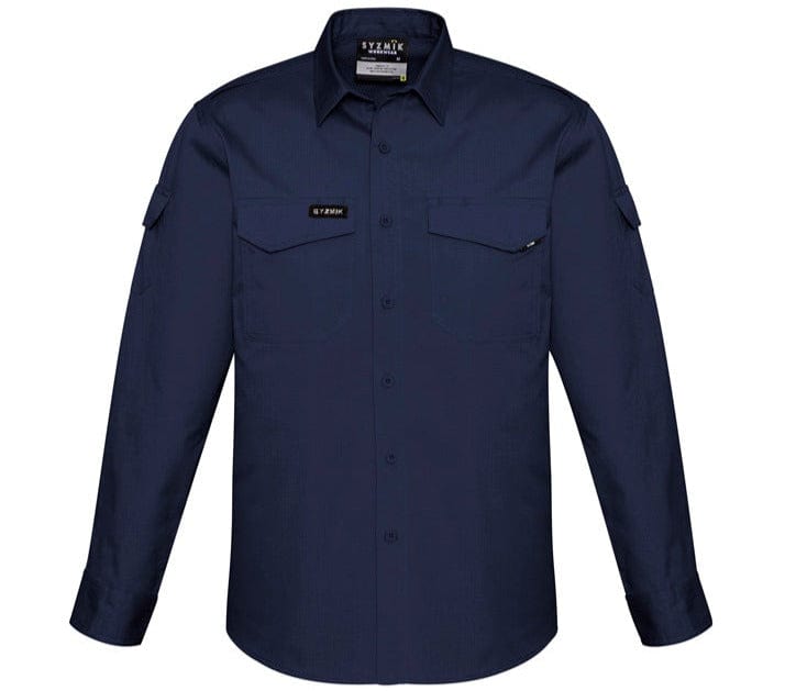 Syzmik Polos / Shirts Navy / 2XS Syzmik Men's Rugged Cooling L/S Shirt