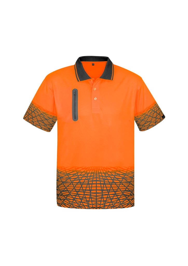Syzmik Polos / Shirts Orange/Charcoal / XS Syzmik Men's Tracks Polo