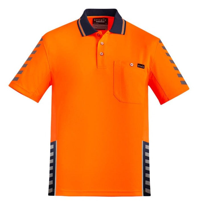 Syzmik Polos / Shirts Orange/Navy / 2XS Syzmik Men's Komodo Polo