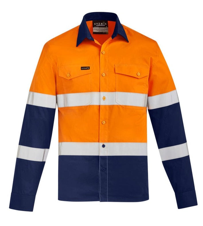 Syzmik Polos / Shirts Orange/Navy / 2XS Syzmik Men's Lightweight Bio Motion Shirt