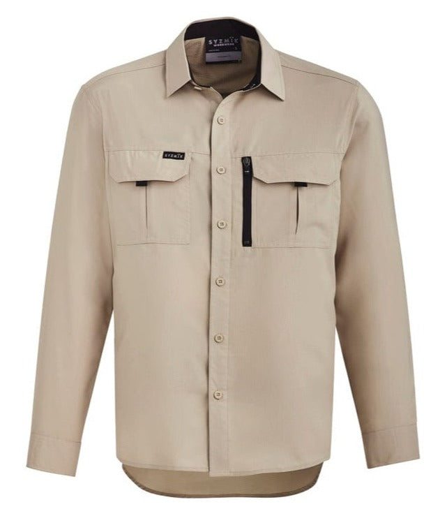 Syzmik Polos / Shirts Sand / 2XS Syzmik Men's Outdoor L/S Shirt