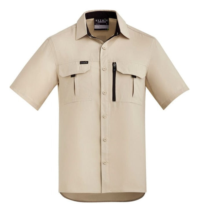 Syzmik Polos / Shirts Sand / 2XS Syzmik Men's Outdoor S/S Shirt