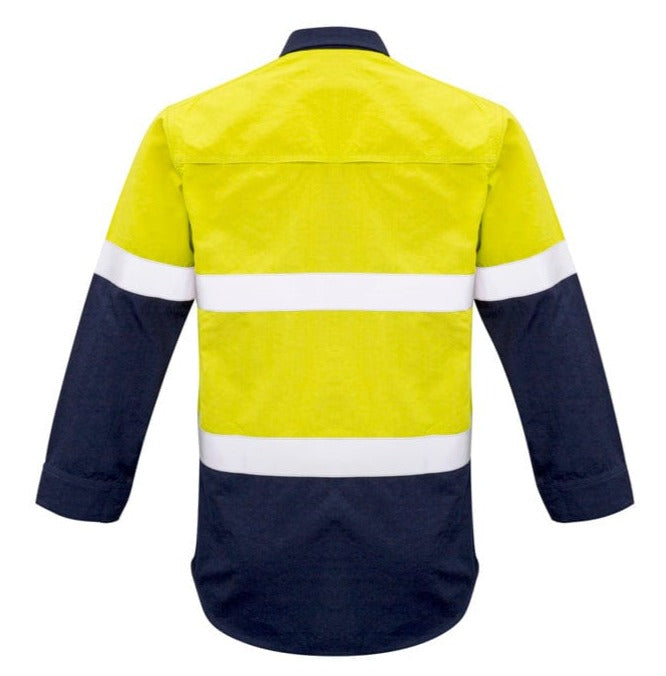 Syzmik Polos / Shirts Syzmik Men's FR Closed Front Hooped Taped Spliced Shirt