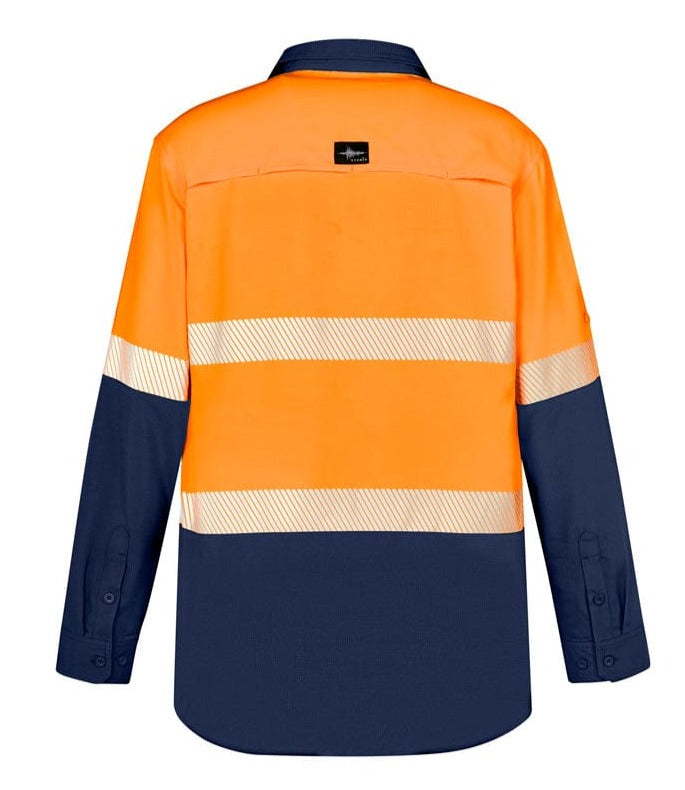 Syzmik Polos / Shirts Syzmik Men's Hi Vis Outdoor Segmented Tape L/S Shirt