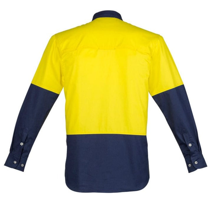 Syzmik Polos / Shirts Syzmik Men's Hi Vis Spliced Industrial Shirt