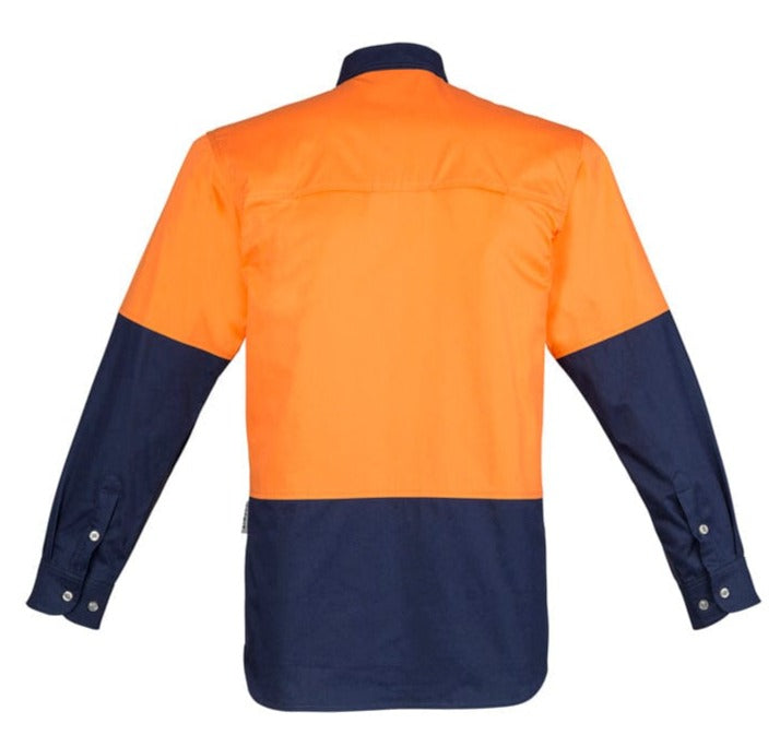 Syzmik Polos / Shirts Syzmik Men's Hi Vis Spliced Industrial Shirt