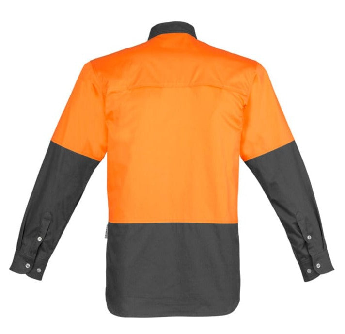 Syzmik Polos / Shirts Syzmik Men's Hi Vis Spliced Industrial Shirt