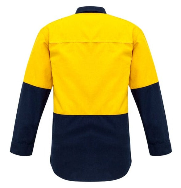 Syzmik Polos / Shirts Syzmik Men's Hi Vis Spliced Shirt