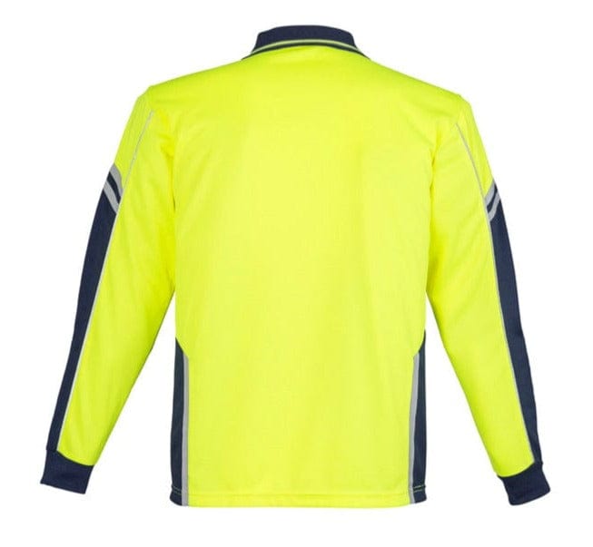 Syzmik Polos / Shirts Syzmik Men's Hi Vis Squad L/S Polo