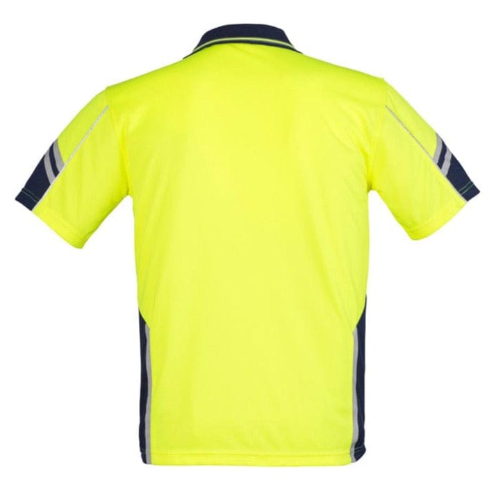 Syzmik Polos / Shirts Syzmik Men's Hi Vis Squad S/S Polo