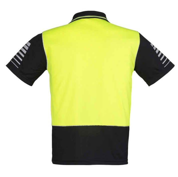 Syzmik Polos / Shirts Syzmik Men's Hi Vis Zone Polo