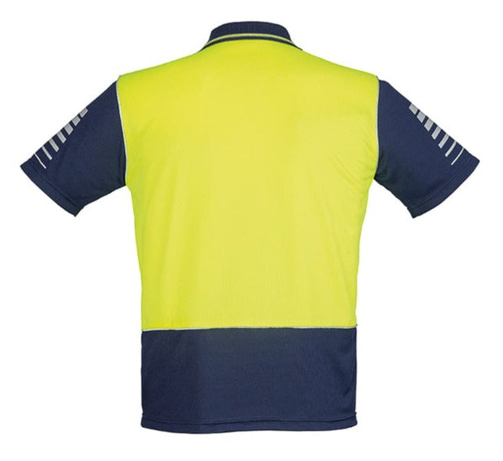 Syzmik Polos / Shirts Syzmik Men's Hi Vis Zone Polo