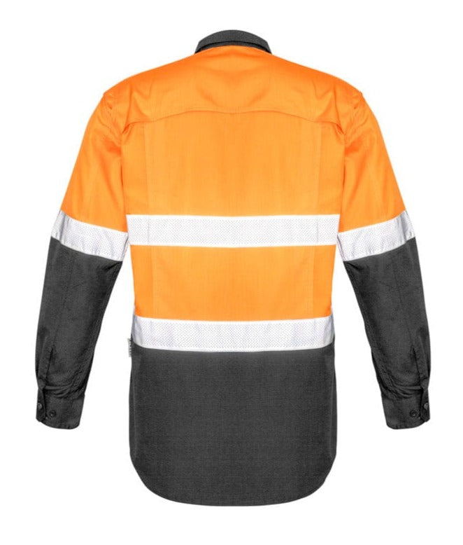 Syzmik Polos / Shirts Syzmik Men's Rugged Cooling Taped Hi Vis Spliced Shirt