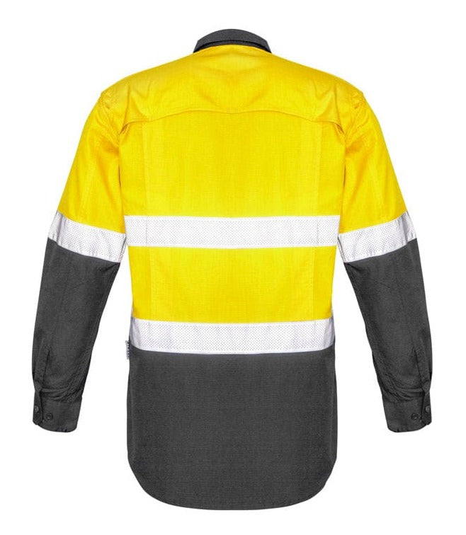 Syzmik Polos / Shirts Syzmik Men's Rugged Cooling Taped Hi Vis Spliced Shirt