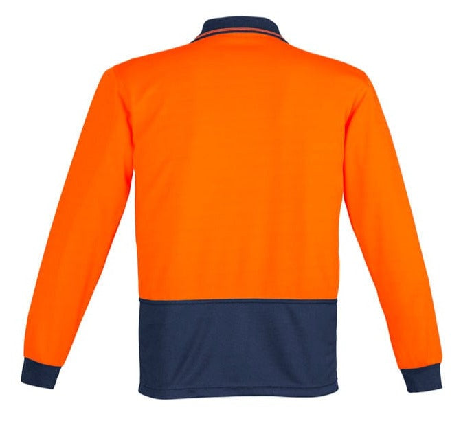Syzmik Polos / Shirts Syzmik Unisex Hi Vis Basic Spliced Polo - Long Sleeve