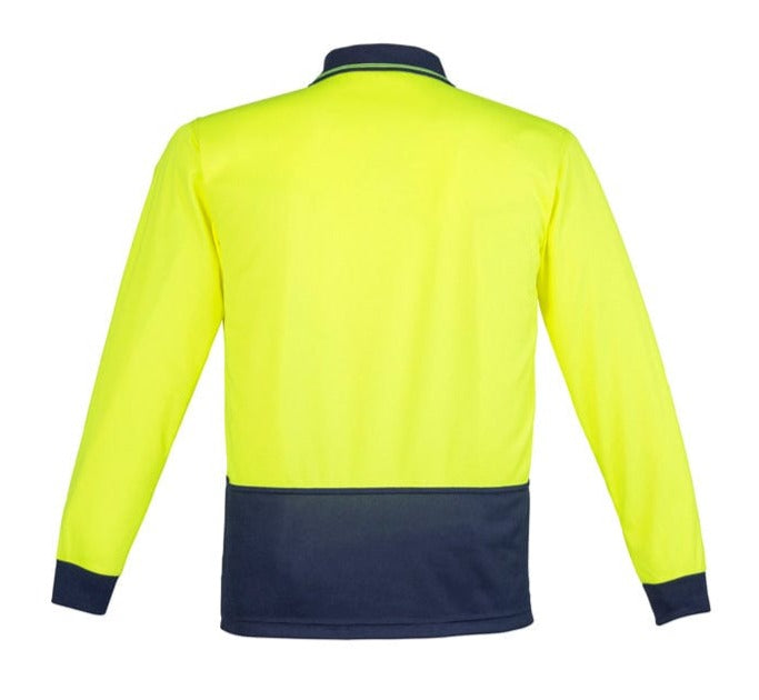 Syzmik Polos / Shirts Syzmik Unisex Hi Vis Basic Spliced Polo - Long Sleeve