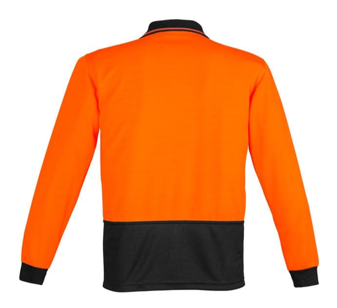 Syzmik Polos / Shirts Syzmik Unisex Hi Vis Basic Spliced Polo - Long Sleeve