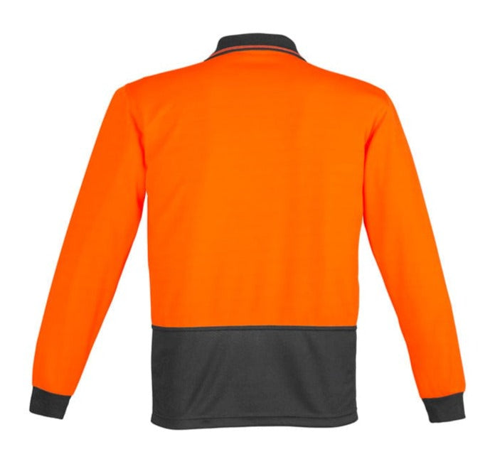 Syzmik Polos / Shirts Syzmik Unisex Hi Vis Basic Spliced Polo - Long Sleeve